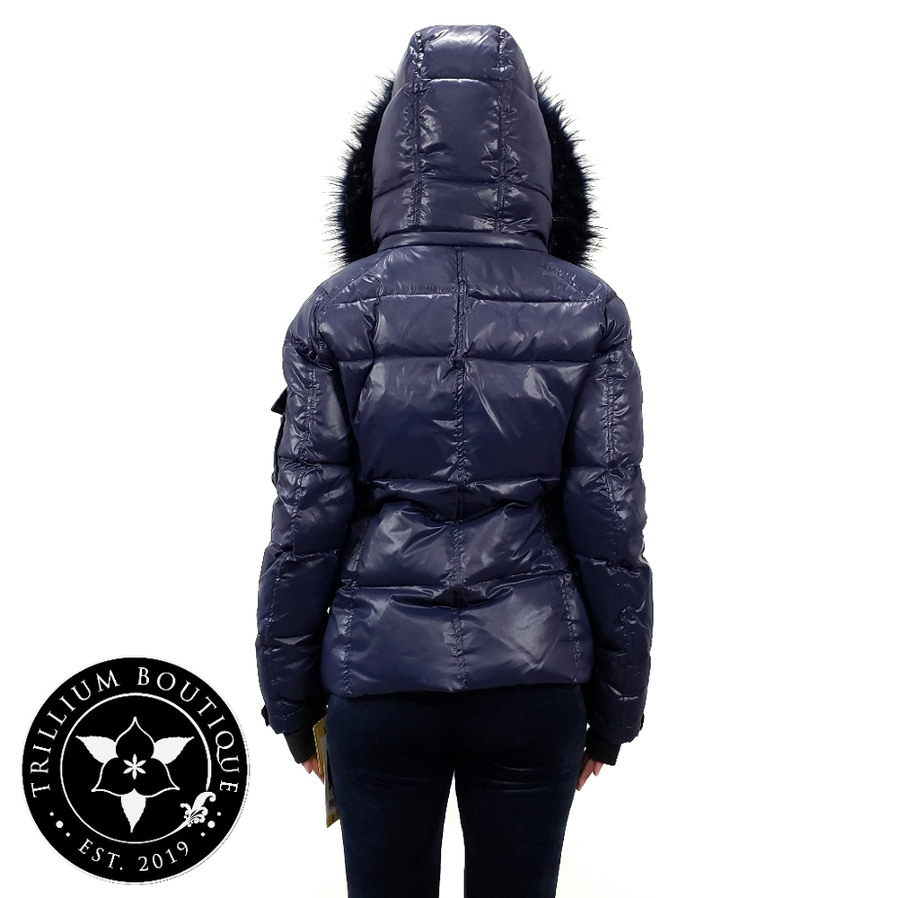 S13 Women's Kylie Down Faux Fur Trim Puffer Jacket - Picture 8 of 8